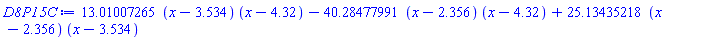 13.01007265*(x-3.534)*(x-4.32)-40.28477991*(x-2.356)*(x-4.32)+25.13435218*(x-2.356)*(x-3.534)