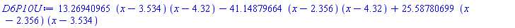 13.26940965*(x-3.534)*(x-4.32)-41.14879664*(x-2.356)*(x-4.32)+25.58780699*(x-2.356)*(x-3.534)