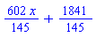 (602/145)*x+1841/145