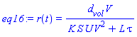 r(t) = d__vol*V/(K*S*U*V^2+L*tau)