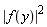 abs(f(y))^2