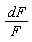 dF/F
