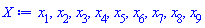 x[1], x[2], x[3], x[4], x[5], x[6], x[7], x[8], x[9]