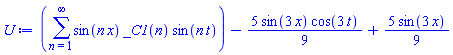 sum(sin(n*x)*_C1(n)*sin(n*t), n = 1 .. infinity)-(5/9)*sin(3*x)*cos(3*t)+(5/9)*sin(3*x)