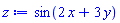 sin(2*x+3*y)