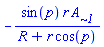 -sin(p)*r*A[`~1`]/(R+r*cos(p))
