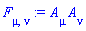A[mu]*A[nu]
