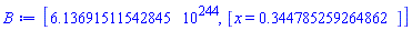 [HFloat(6.136915115428448e244), [x = HFloat(0.3447852592648625)]]