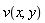 v(x, y)