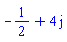 -1/2+4*I