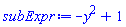 -y^2+1
