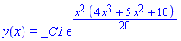 y(x) = _C1*exp((1/20)*x^2*(4*x^3+5*x^2+10))