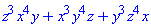 x^4*y*z^3+x^3*y^4*z+x*y^3*z^4
