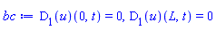 (D[1](u))(0, t) = 0, (D[1](u))(L, t) = 0