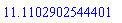 11.1102902544401