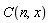 C(n, x)