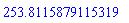 HFloat(253.8115879115319)