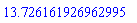 HFloat(13.726161926962995)