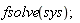 fsolve(sys)