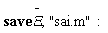 save `#mover(mi("&Xi;"),mo("&uminus0;"))`, "sai.m":