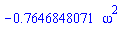 -.7646848071*omega^2