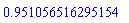 HFloat(0.9510565162951535)