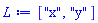 ["x", "y"]