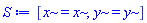 [x = x, y = y]