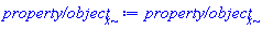 `property/object`[x]
