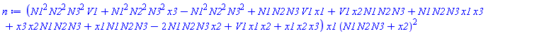 (N1^2*N2^2*N3^2*V1+N1^2*N2^2*N3^2*x3-N1^2*N2^2*N3^2+N1*N2*N3*V1*x1+N1*N2*N3*V1*x2+N1*N2*N3*x1*x3+N1*N2*N3*x2*x3+N1*N2*N3*x1-2*N1*N2*N3*x2+V1*x1*x2+x1*x2*x3)*x1*(N1*N2*N3+x2)^2