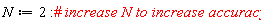 N := 2