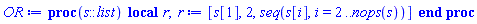 proc (s::list) local r; r := [s[1], 2, seq(s[i], i = 2 .. nops(s))] end proc