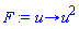 proc (u) options operator, arrow; u^2 end proc
