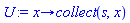 proc (x) options operator, arrow; collect(s, x) end proc