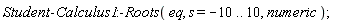 Student:-Calculus1:-Roots(eq, s = -10 .. 10, numeric)