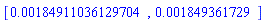 [HFloat(0.0018491103612970432), 0.1849361729e-2]