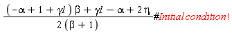 ((-alpha+1+gamma1)*beta+gamma1-alpha+2*eta)/(2*(beta+1))