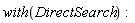 with(DirectSearch)