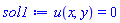 u(x, y) = 0