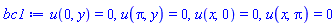 u(0, y) = 0, u(Pi, y) = 0, u(x, 0) = 0, u(x, Pi) = 0
