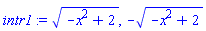 (-x^2+2)^(1/2), -(-x^2+2)^(1/2)