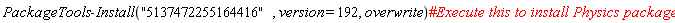 PackageTools:-Install("5137472255164416", version = 192, overwrite)