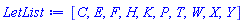 [C, E, F, H, K, P, T, W, X, Y]