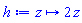 proc (z) options operator, arrow; 2*z end proc