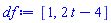 [1, 2*t-4]