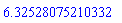6.32528075210332