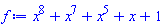 x^8+x^7+x^5+x+1