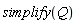 simplify(Q)