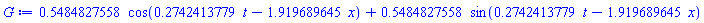 .5484827558*cos(.2742413779*t-1.919689645*x)+.5484827558*sin(.2742413779*t-1.919689645*x)