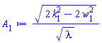 (2*k[1]^2-2*w[1]^2)^(1/2)/lambda^(1/2)